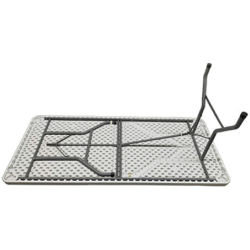 Table polyéthylène pliante
