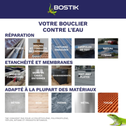 Membrane d'étanchéité Waterstop Bostik direct sans primaire