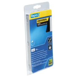 Paquet de 14 bâtons de colle noire universelle Rapid 12 mm x 190 mm