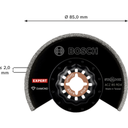 Lame Segment EXPERT Starlock Diamant Bosch ACZ 85 RD4 diamétre 85mm