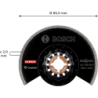 Lame Segment EXPERT Starlock Diamant Bosch ACZ 85 RD4 diamétre 85mm