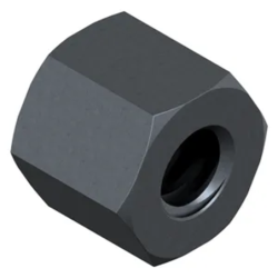 Ecrou hexagonal acier Brut pour tige filetée trapézoïdale diamètre 20mm boite de 10 piéces