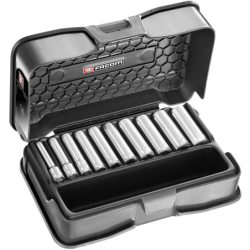 Coffret de 10 douilles 1/4 6 pans longue Facom