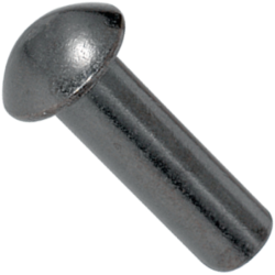 Rivet à tête ronde acier clair DIN660