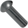 Rivet à tête ronde acier clair DIN660
