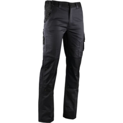 Pantalon de travail stretch Vulcain LMA bicolore gris et noir