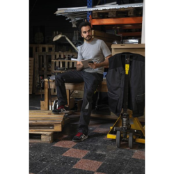 Pantalon de travail stretch Vulcain LMA bicolore gris et noir