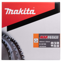 Lame de scie circulaire Makforce Makita pour bois 355x30mm 24 dents