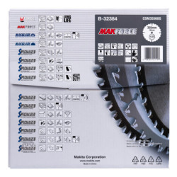 Lame de scie circulaire Makforce Makita pour bois 355x30mm 60 dents
