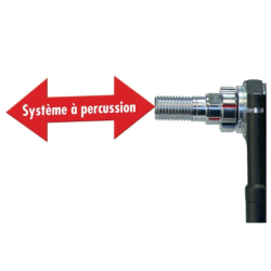 Carotteuse portative à percussion CB-S30F Ø 252 mm - 230V - À sec ou eau - Raccord 11/4