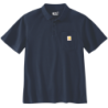 Polo manche courte Force Carhartt bleu marine