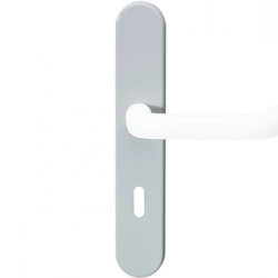 Plaques clé L pour ensemble en polyamide blanc 260x146 mm série 111 sans béquille