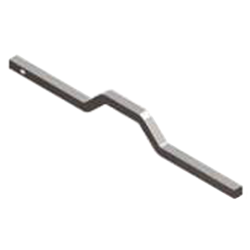 Barre anti-effraction Monin pour volet longueur 1000 mm