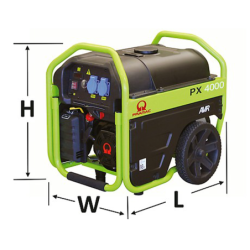 Groupe électrogène PX8000 Pramac AVR monophasé 5,4kW 230V