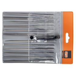 Jeu de limes aiguilles mi-douces Bahco sans manche 160 mm - 12 pièces