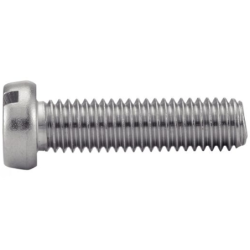 Vis à métaux tête cylindrique fendue inox A2 DIN 84 ISO 1207