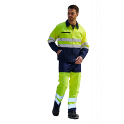 Blouson haute visibilité EN20471 PBV jaune et marine
