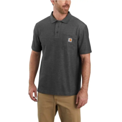 Polo manche courte Force Carhartt gris