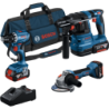 Lot 3 outils Bosch perceuse GSR 18V-45 perforateur R GBH 18V-22 meuleuse GWS 18V