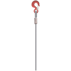 Elingue câble acier galva Levac avec crochet linguet CMU 1250kg 25 m