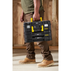 Valise d'outillage non équipée Stanley TSTAK L44 x l33 x H33 cm