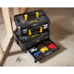 Valise d'outillage non équipée Stanley TSTAK L44 x l33 x H33 cm