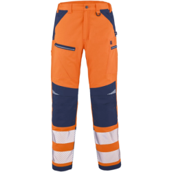 Pantalon homme SPANNER HV orange/bleu marine