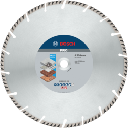 Disque diamant PRO Multi Material 350x20 mm