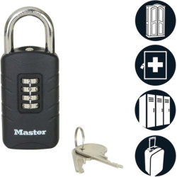 Cadenas couvert à combinaison programmable largeur 48 mm
