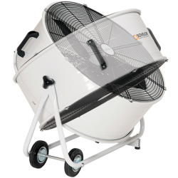 Ventilateur helicoide orientable mobile sur roues VMO600 230v 11700 m3/heure