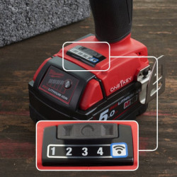Boulonneuse à choc 1/2 M18 O'Ring 2 batteries 5Ah 1 chargeur rapide