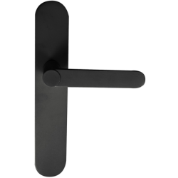 Ensemble béquille sur plaque Meudon aluminium noir mat