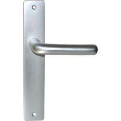 Ensemble béquille sur plaque Léo aluminium