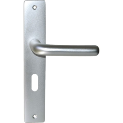 Ensemble béquille sur plaque Léo aluminium