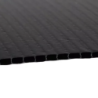 Plaque polypropylène alvéolaire économique noir 800 x 1200 mm vendu par 25