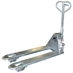 Transpalette manuel premium galvanisé 2500 kg - roues nylon
