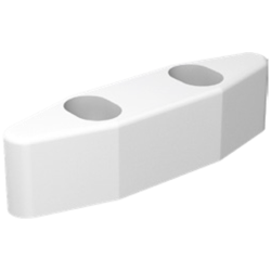 Guide Delrin pour U 30x30 mm longueur 99 mm