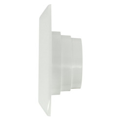 Grille d'aération Nicoll 204 x 204 mm pour gaine Ø 100 - 110 - 125 mm