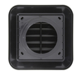 Grille d'aération Nicoll 204 x 204 mm pour gaine Ø 100 - 110 - 125 mm