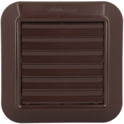Grille d'aération Nicoll 204 x 204 mm pour gaine Ø 100 - 110 - 125 mm
