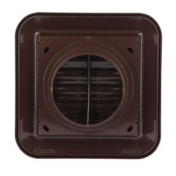 Grille d'aération Nicoll 204 x 204 mm pour gaine Ø 100 - 110 - 125 mm