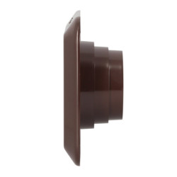 Grille d'aération Nicoll 204 x 204 mm pour gaine Ø 100 - 110 - 125 mm