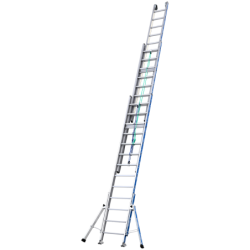 Échelle aluminium coulisse à corde 3 plans Platinium 500 Tubesca