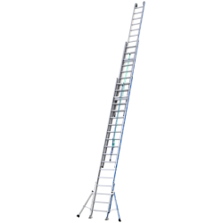 Échelle aluminium coulisse à corde 3 plans Platinium 500 Tubesca