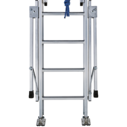 Échelle aluminium coulisse à corde 3 plans Platinium 500 Tubesca