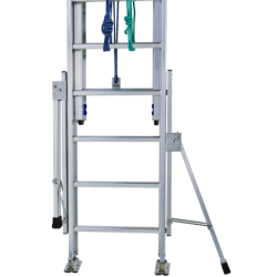 Échelle aluminium coulisse à corde 3 plans Platinium 500 Tubesca