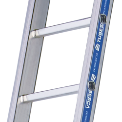Échelle aluminium coulisse à corde 3 plans Platinium 500 Tubesca