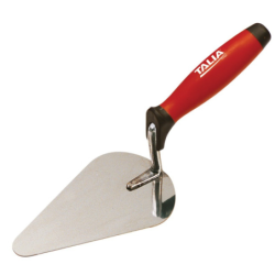Truelle couvreur façon Reims inox 16 cm manche bi-matiere
