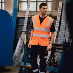 Gilet haute visibilité LSF Yoko antistatique pour chaleur et flamme coloris Orange