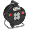 Enrouleur de câble 4 prises à clapets BASIC 25m H07RN-F 3G2,5 16A 230V